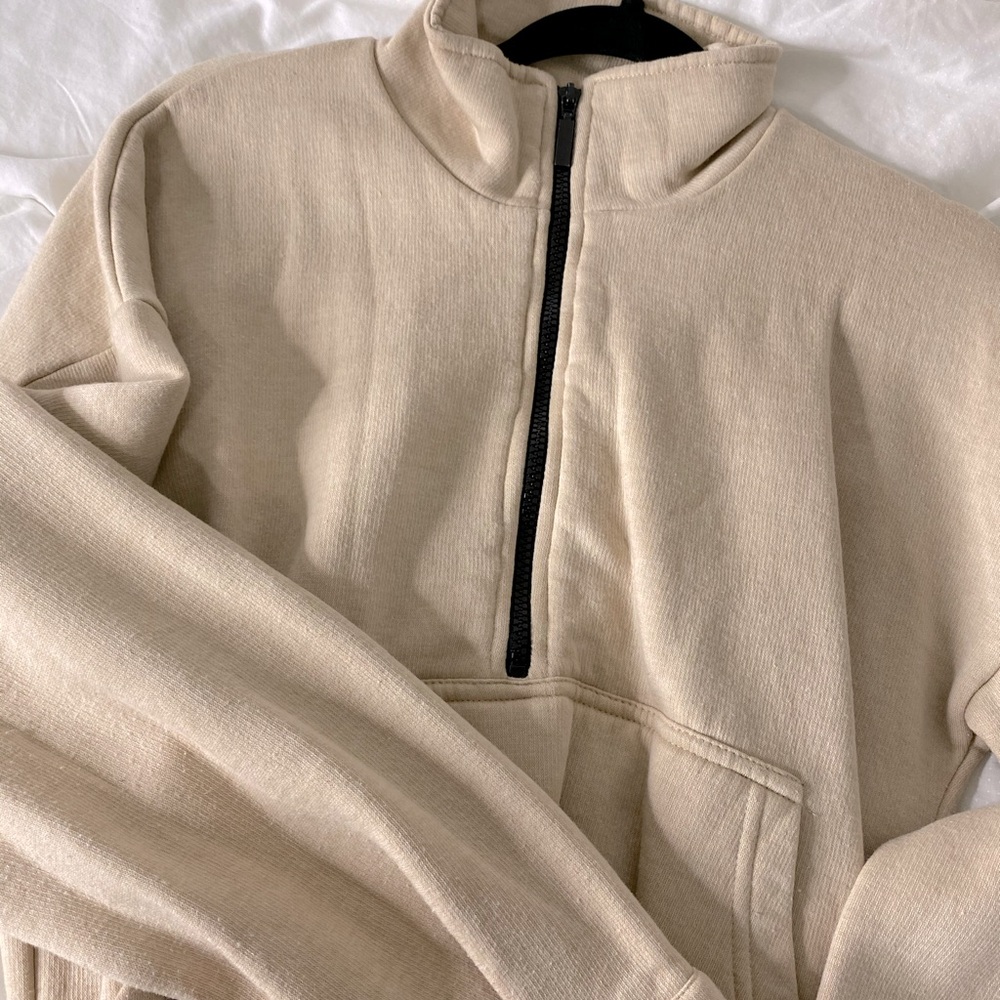 Half zip sweater